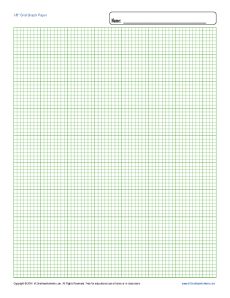 Printable Graph Paper   1/8 inch Grid | Free Blank Template