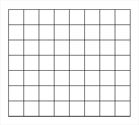 Free Printable 1 Inch Grid Paper | Graph Paper