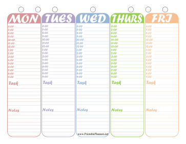 planner printable template daily schedule pdf printables printableplanners date hour future pastel