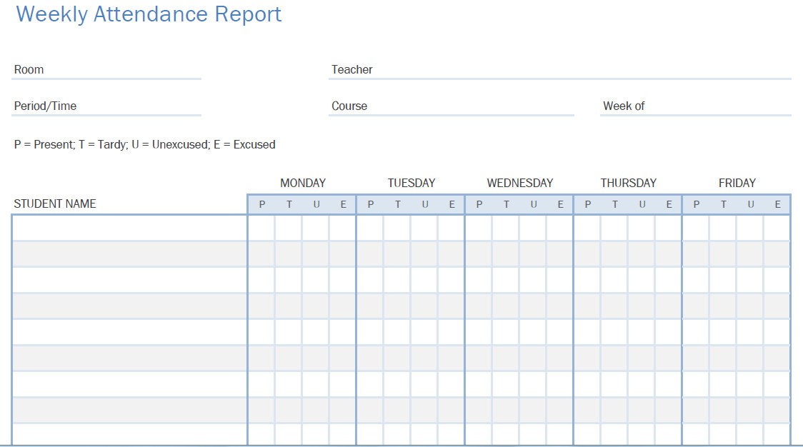 Get Your Attendance Trackers Now