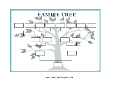 Blank Family Tree Template