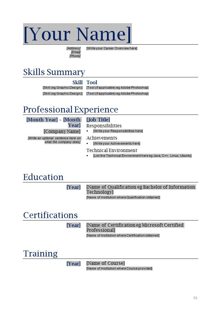 print out resume template   zrom.tk