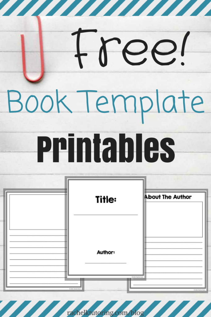 Free Book Template Printables   Rachel K Tutoring Blog