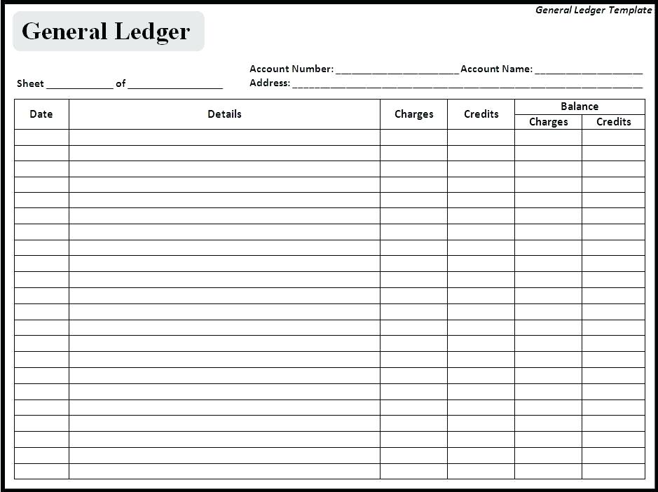 Budget Ledger Printable Shop Fresh