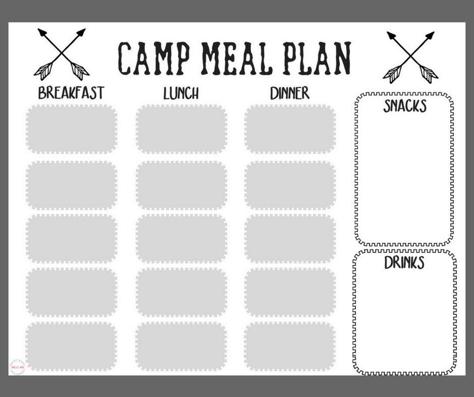 camping-menu-planner-template-sample-design-layout-templates