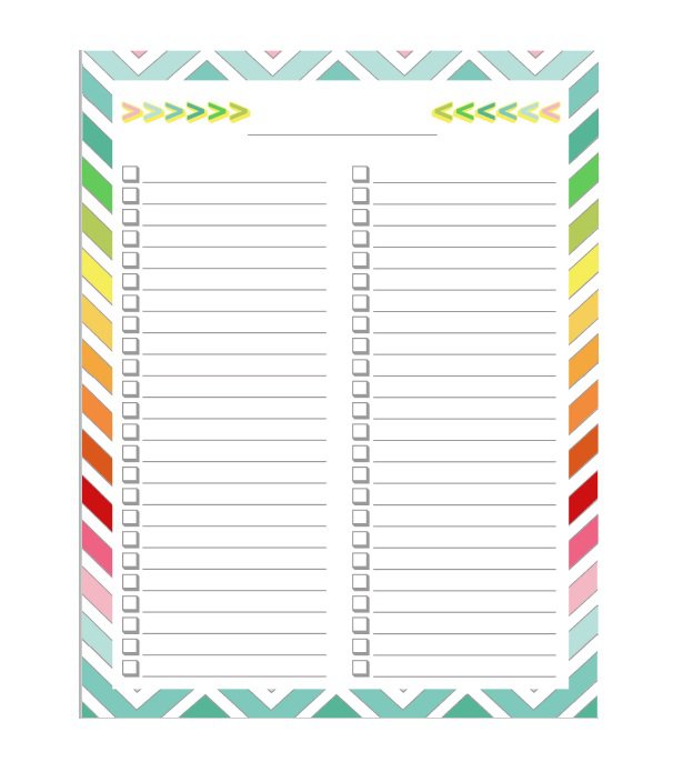 50+ Printable To Do List & Checklist Templates (Excel + Word)