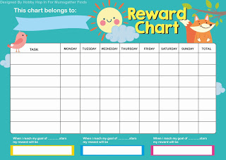 Childrens Reward Chart Printable 