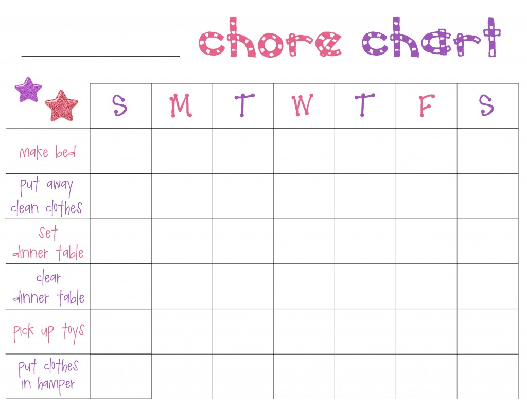 Creating a Chore Chart That is Right For You   Sarah Titus