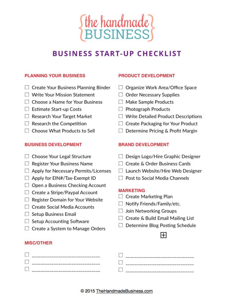 30 Printable Checklists | Documents and PDFs