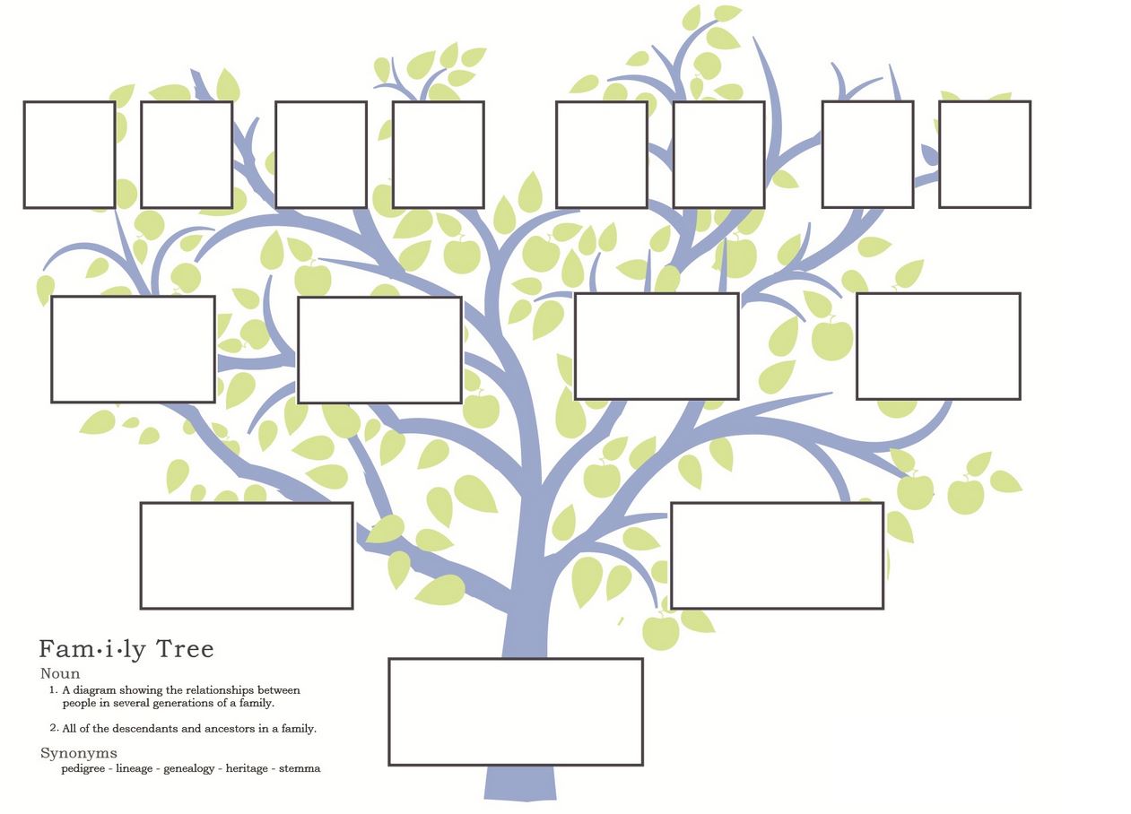 Online Family Tree Maker Printable   Image Home Garden and Tree 