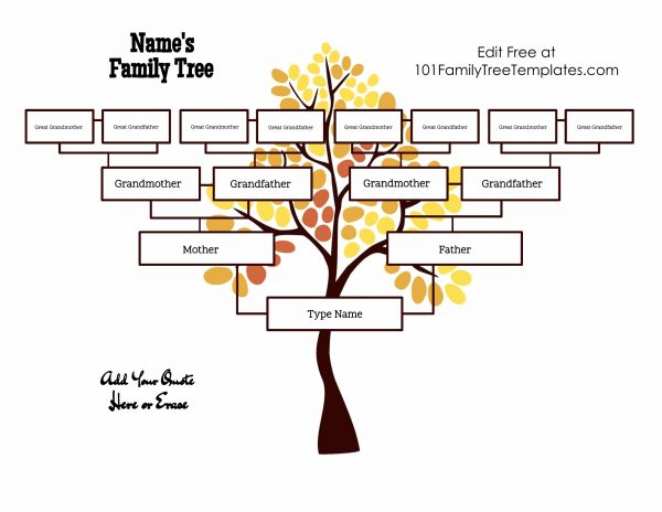 free printable family tree maker   Demire.agdiffusion.com
