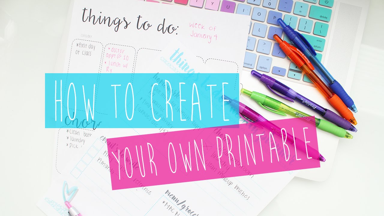 How To Create Printables and Printable Artwork For Your Home + A 