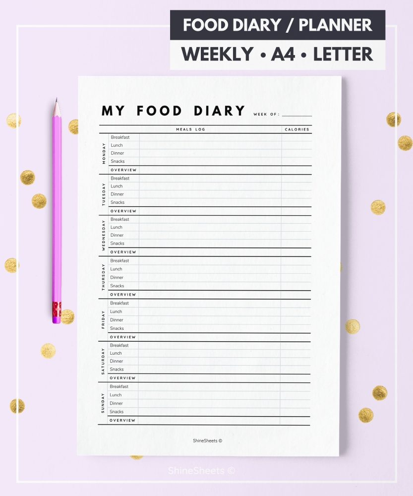 Printable Diary