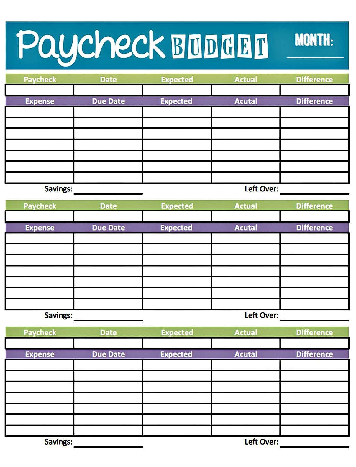 budget worksheet printable | get paid weekly and Charlie gets paid 