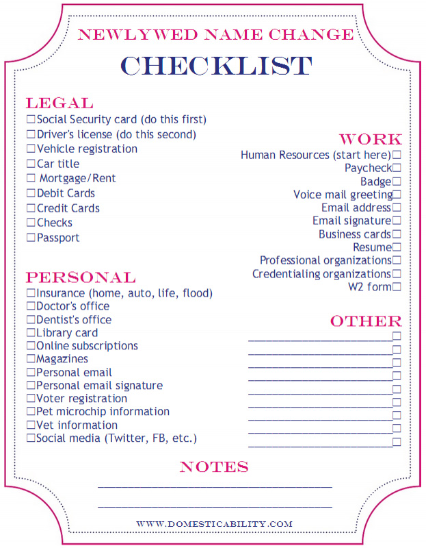 20 Wedding Checklist Printable Free Pictures