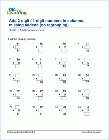 Math Worksheets | Dynamically Created Math Worksheets