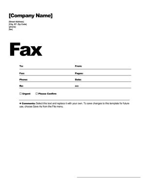 Free Printable Fax Cover Letter | business stuff | Pinterest 