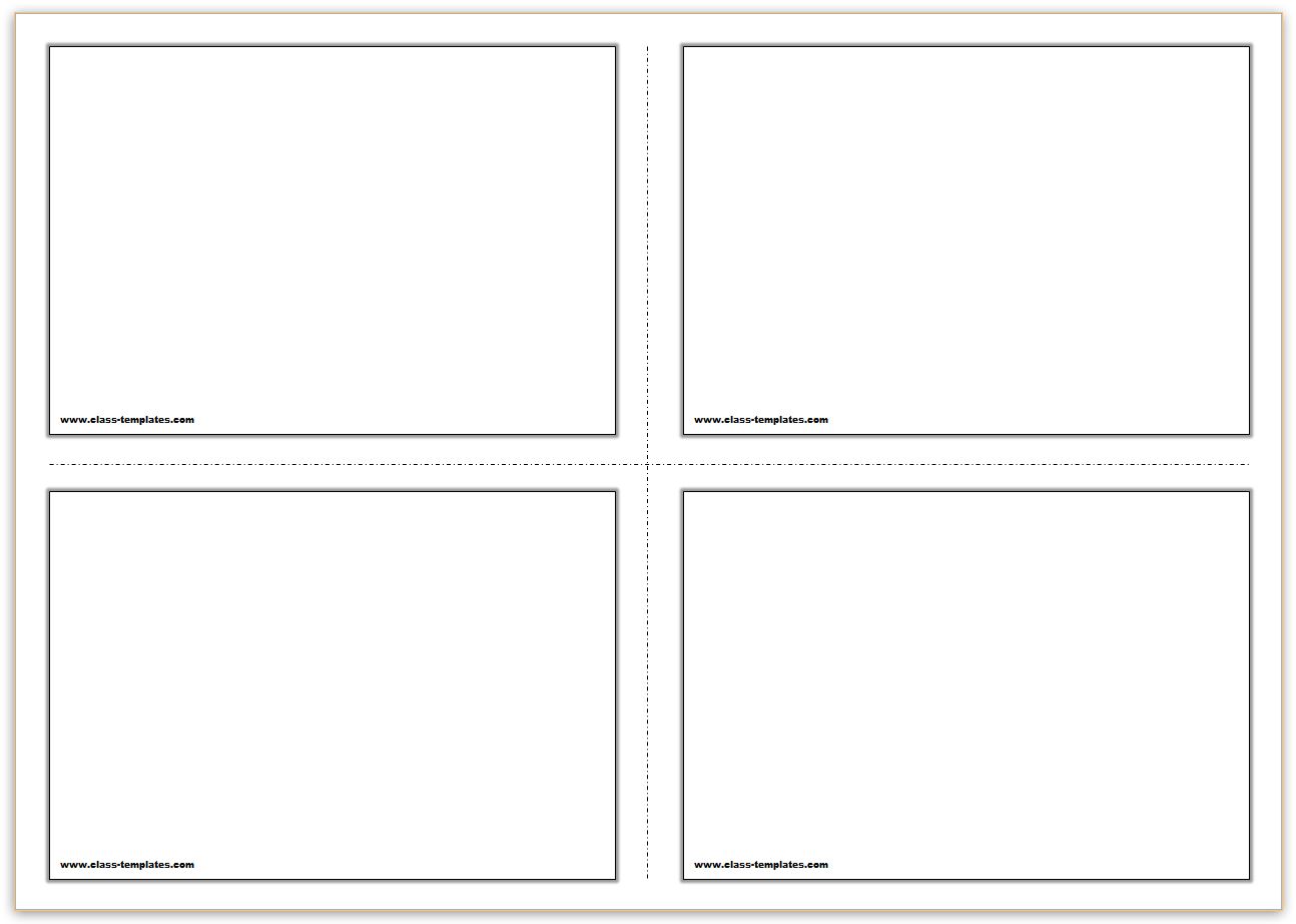 Free Blank Printable Greeting Card Template