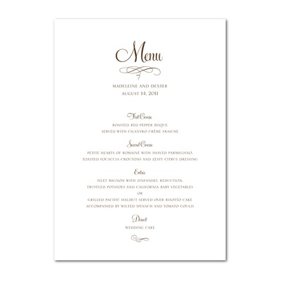 free printable blank menu templates