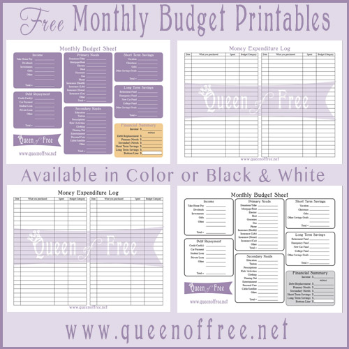 Free Budget Planner Printable   Printable Finance Planner