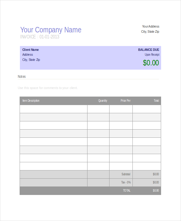 Free Invoice Generator   Chrome Web Store