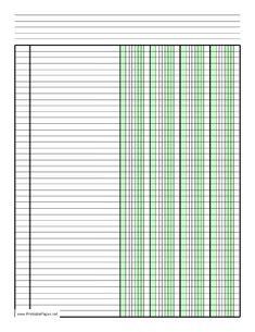 Online Ledger Paper   Fill Online, Printable, Fillable, Blank 