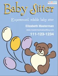 Babysitting Flyer Templates and Ideas