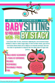 Babysitting Flyer Templates | PosterMyWall