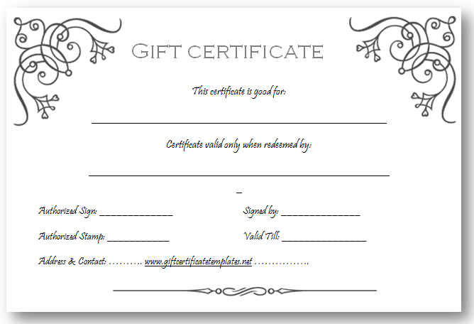 Art business gift certificate template | Beautiful Printable Gift 