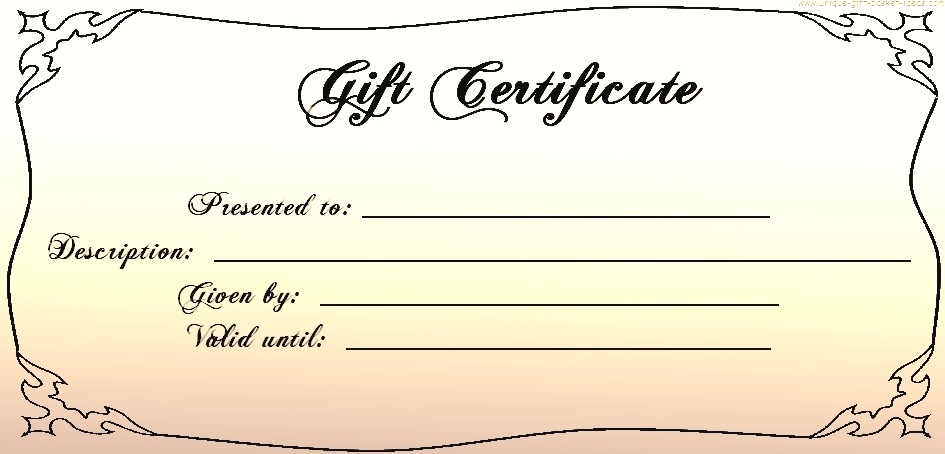 Free Printable Customizable Gift Certificates Shop Fresh