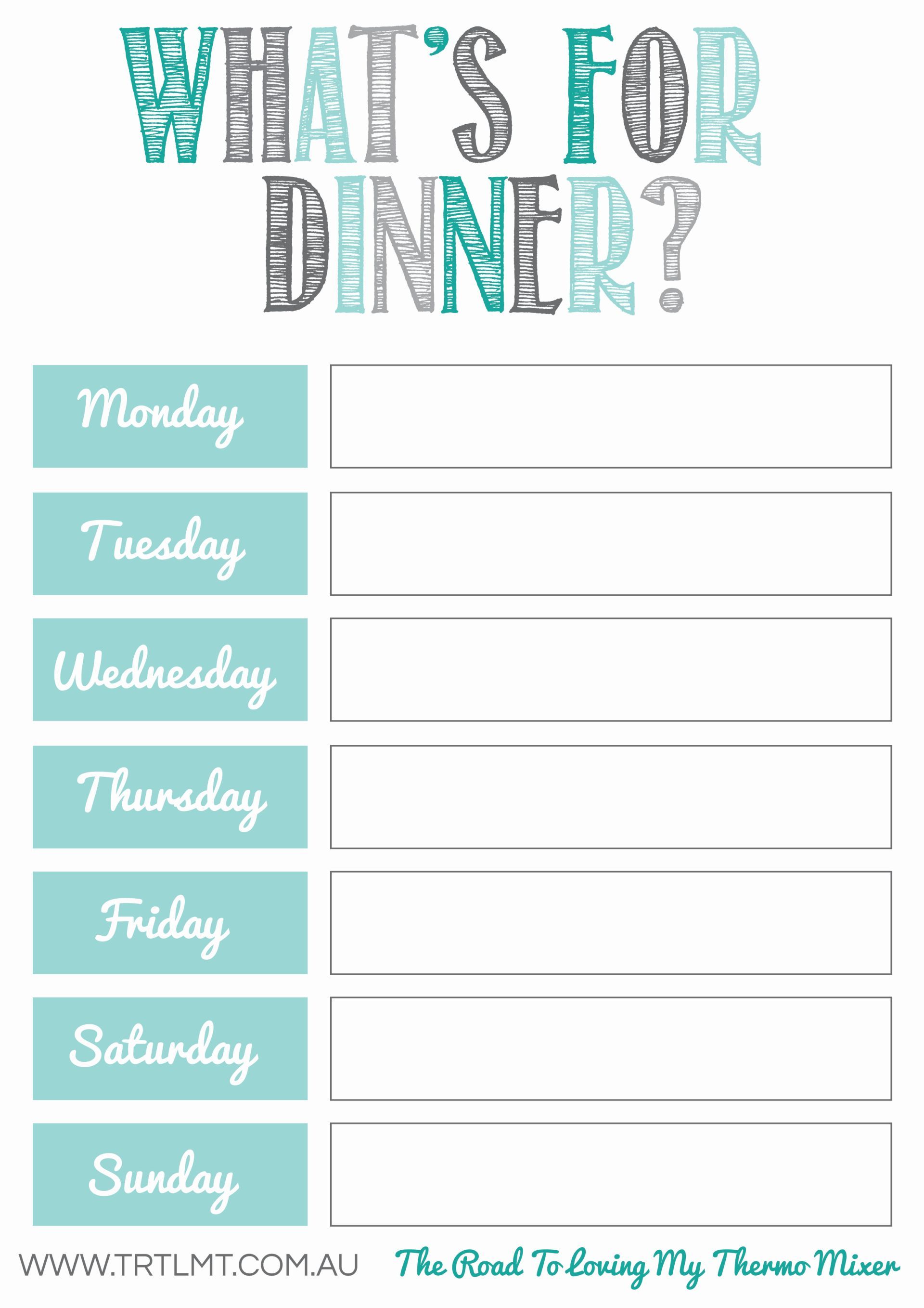 What's For Dinner 2 FB | organization | Pinterest | Meal planner 