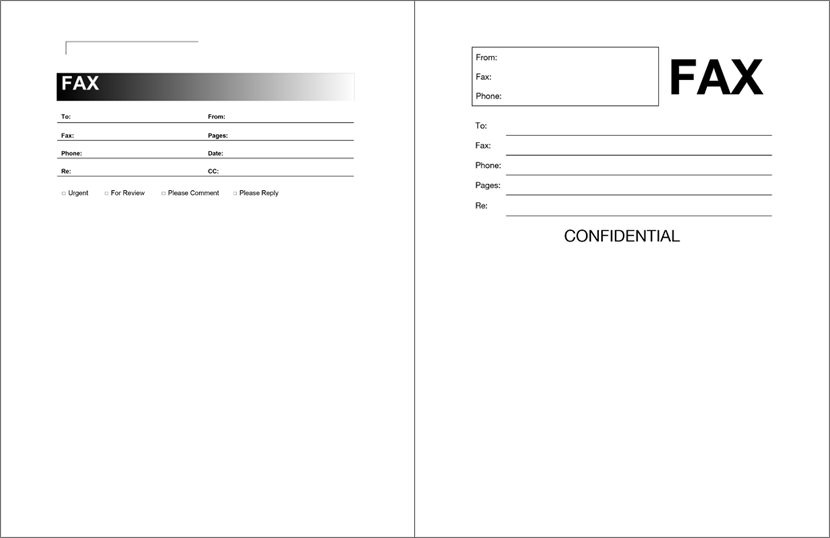 Free Printable Fax Cover Letter | business stuff | Pinterest 