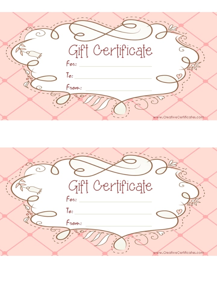 Free Printable Gift Vouchers Templates Filename | laurapo dol nick