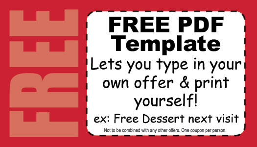 Free Customer loyaly cards   print your own template