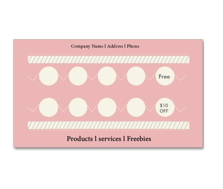 30 Printable Punch / Reward Card Templates [101% Free]