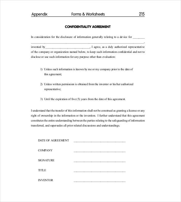 19+ Confidentiality Agreement Templates   DOC, PDF | Free 