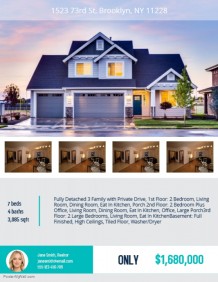 Customize FREE Real Estate Flyers | PosterMyWall