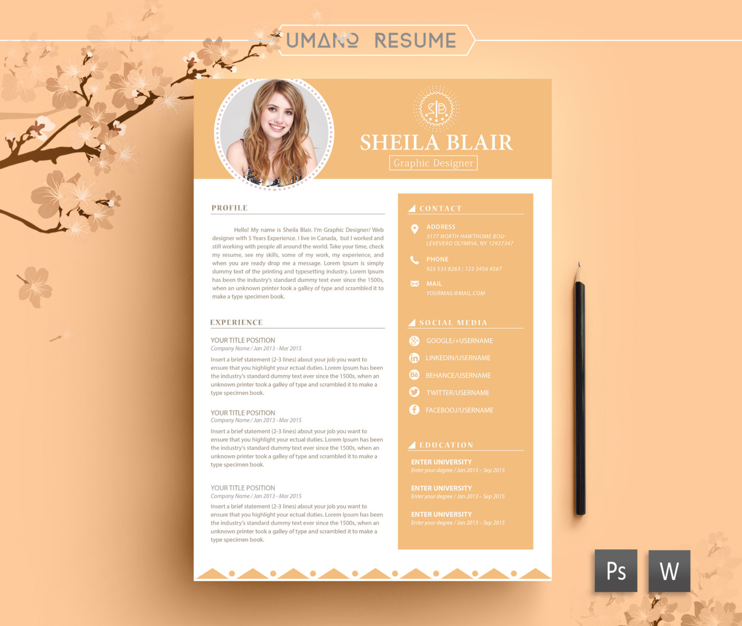 resume cover letter templates printable free template professional 