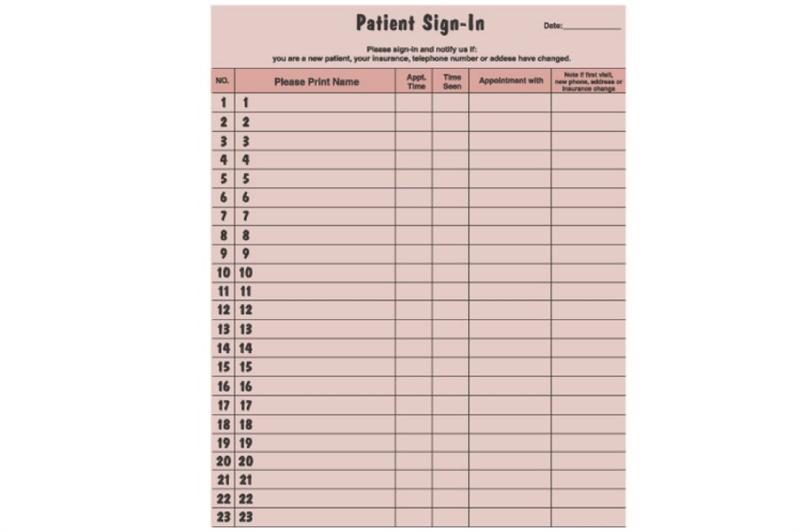 free printable sign in sheets for doctors office   Demire 
