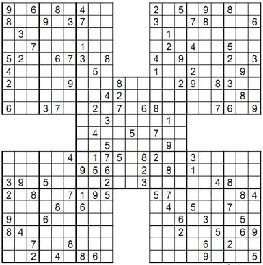 100 Free Printable Sudoku Puzzles