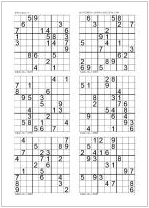 100 Free Printable Sudoku Puzzles