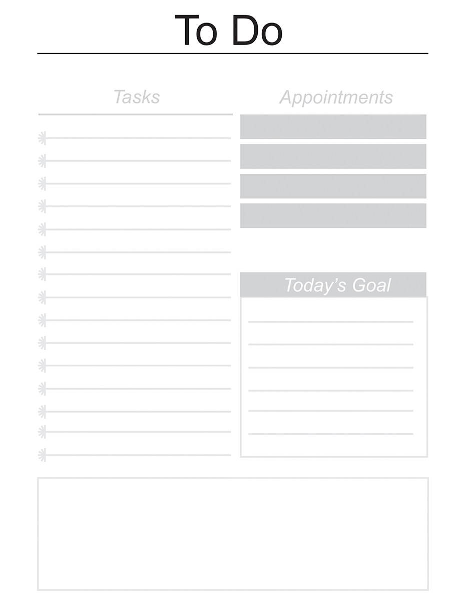 Daily To do List | Free Printable Sheets | Pinterest | Free 