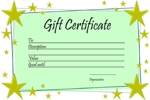 28 Cool Printable Gift Certificates | Kitty Baby Love
