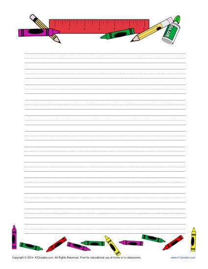 free printable lined writing paper free lined writing paper for 