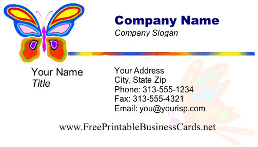 Imágenes de Make Your Own Free Printable Business Cards