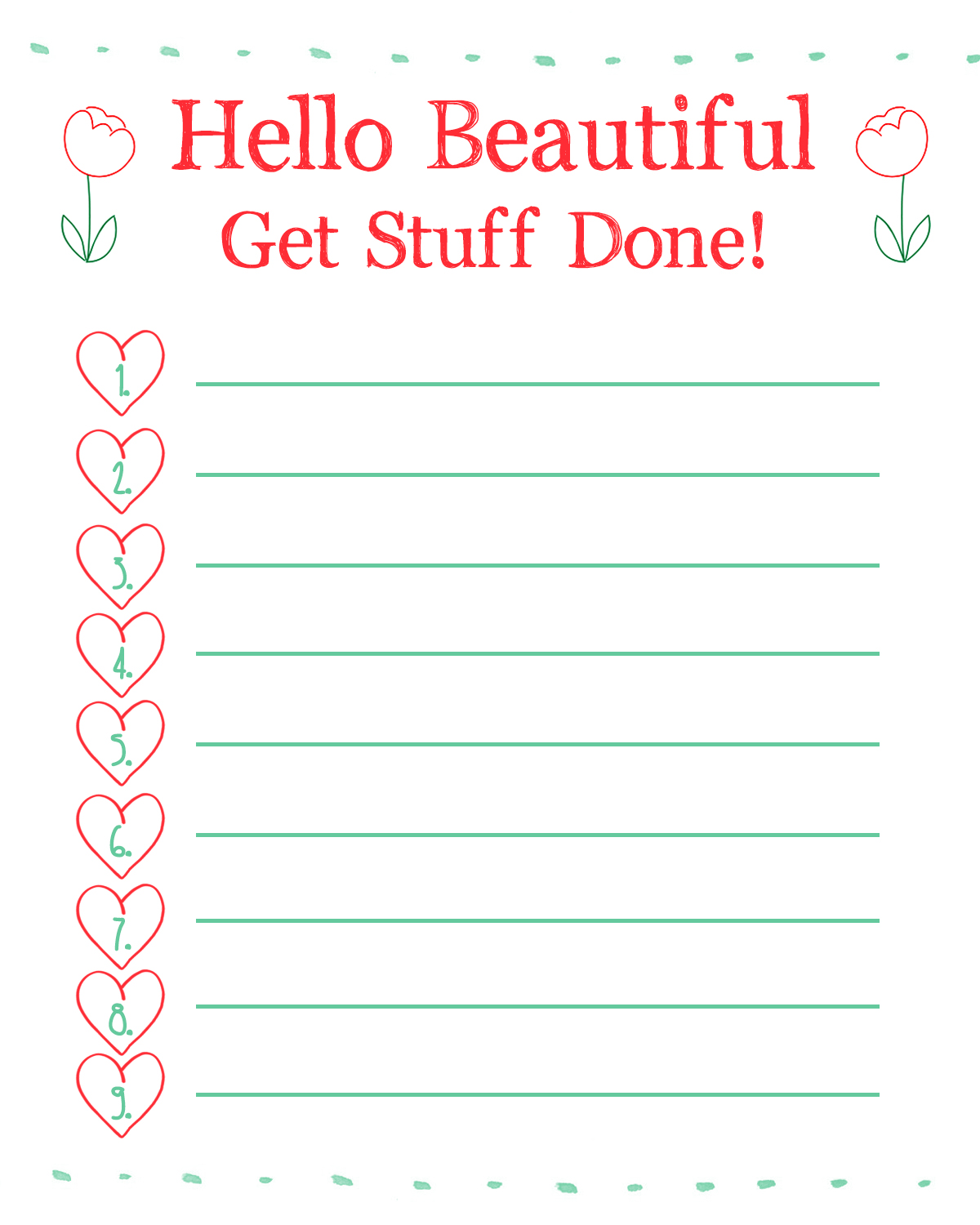 40 Printable To Do List Templates | Kitty Baby Love