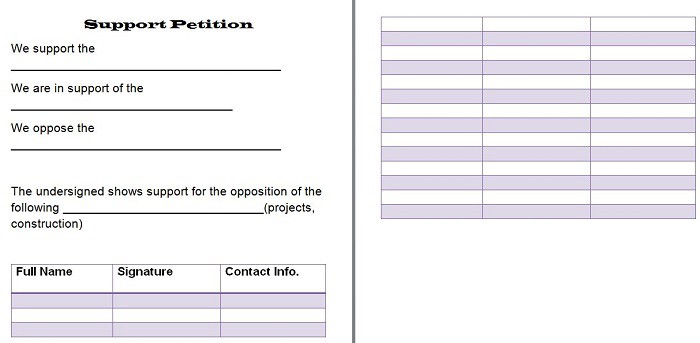 24+ Sample Petition Templates – PDF, DOC | Sample Templates