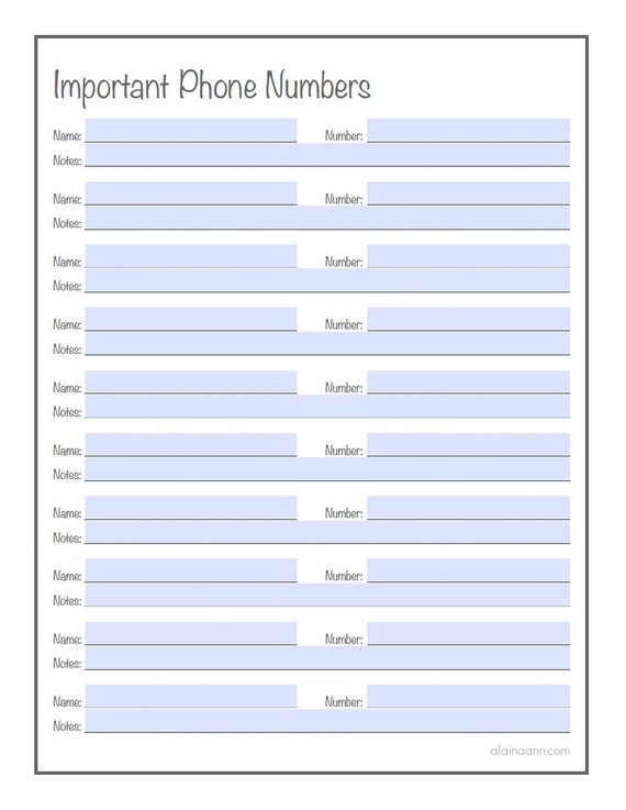 phone number list printable   zrom.tk