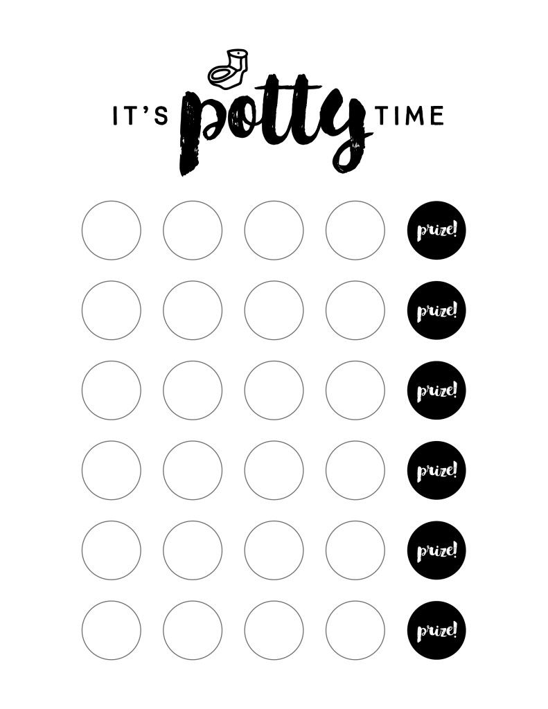 Potty Training Sticker Chart | Toddle Time | Pinterest | Potty 