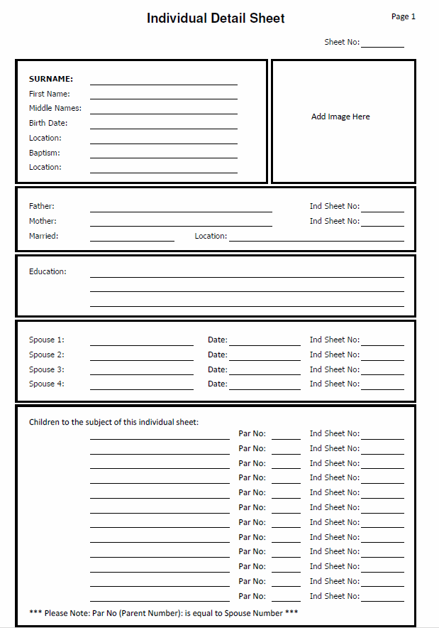 Free Fillable Genealogy Forms   An Australian Family History 